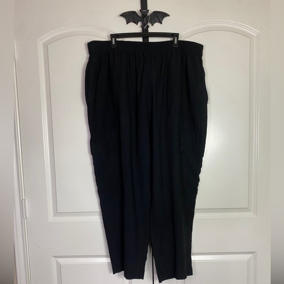 A New Day Deep Black Joggers Working Pockets breathable material NWT 2X - Picture 1 of 9